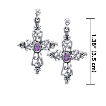 Fashion Cross Earrings TER1240 - Jewelry